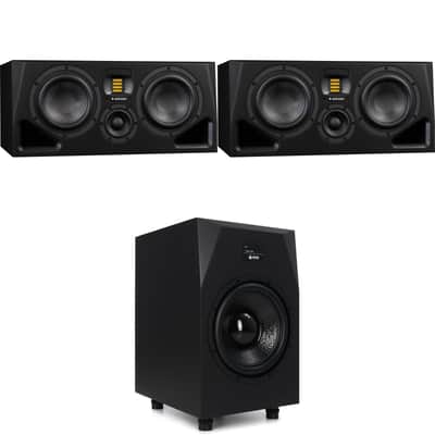 ADAM Audio A77H 7-inch Powered Studio Monitor Pair with Sub12 12 inch Powered Studio Subwoofer image 1