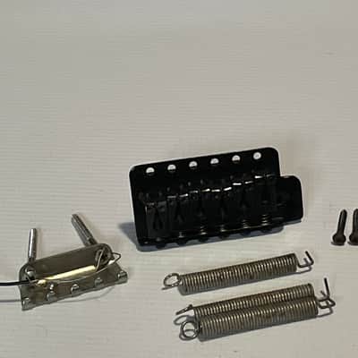 1980's Charvel Jackson Model 1 Black Gotoh G105 6 Post Tremolo Bridge image 1