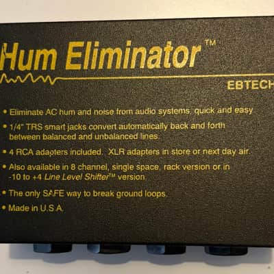 Ebtech Hum Eliminator mid 2000's - Black image 1