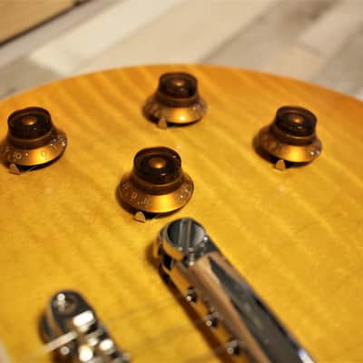 Tokai LS150 3A Flamed Top Vintage Honey Burst Nitro (Made In Japan) image 4