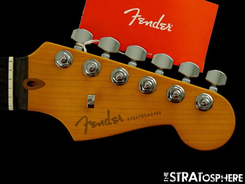 Fender American Ultra II Stratocaster Strat NECK + LOCKING TUNERS, Ebony