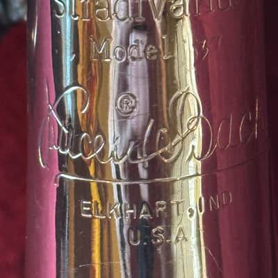 Bach Stradivarius 37 Circa 1975 - Silver Plated - Professionally Cleaned and Serviced image 9