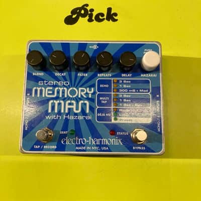 Electro-Harmonix Stereo Memory Man With Hazarai Digital Delay / Looper 2007 - Present - Blue image 1