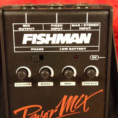 Fishman PowerMix Piezo/Magnetic Outboard Preamp – NOS / MIB – Perfect for Hybrid Setups image 4