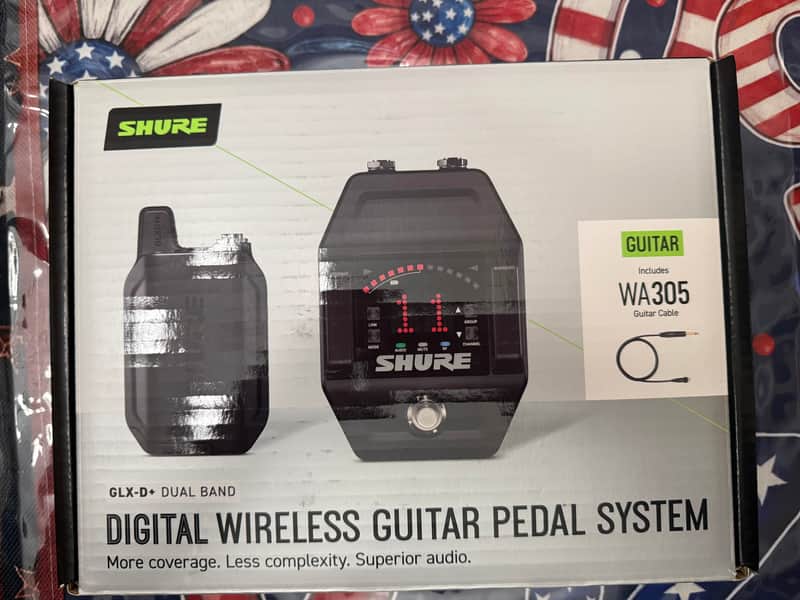 Shure GLXD16+ Wireless Guitar Pedal System image 1