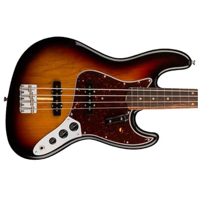 Fender Pure Vintage '64 11 Hole 4 Ply Jazz Bass Scratchplate/Pickguard (Brown Tortoise) image 2