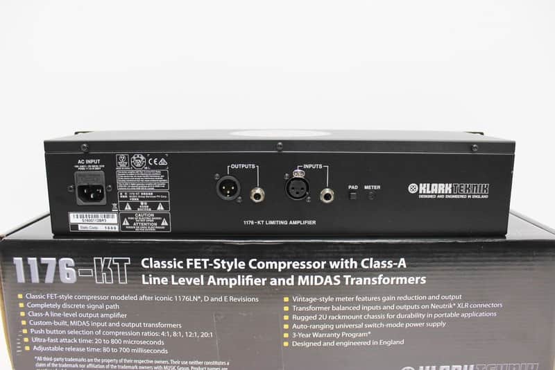 Revive Audio Modified: Klark Teknik 1176-kt, 1176 Mono Fet