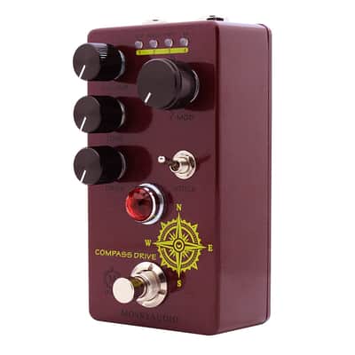 Overdrive Guitar Effect Pedal 4 Mode Switch & Volume/Tone/Drive Controls image 3