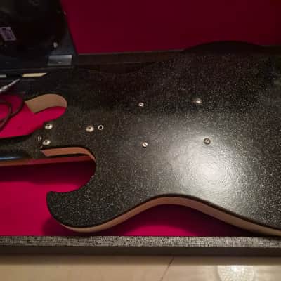 Silvertone 1449 with Case Amp 1963 - 1964 - Black Sparkle image 5