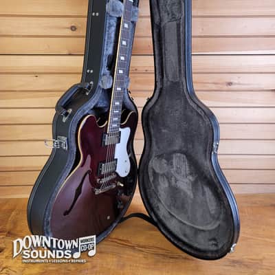 Epiphone Noel Gallagher Signature Riviera Semi-Hollow Electric Guitar with Epiphone Hard Case - Dark Red Wine image 7