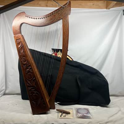 Roosebeck Heather Harp 22-String with Bag image 1