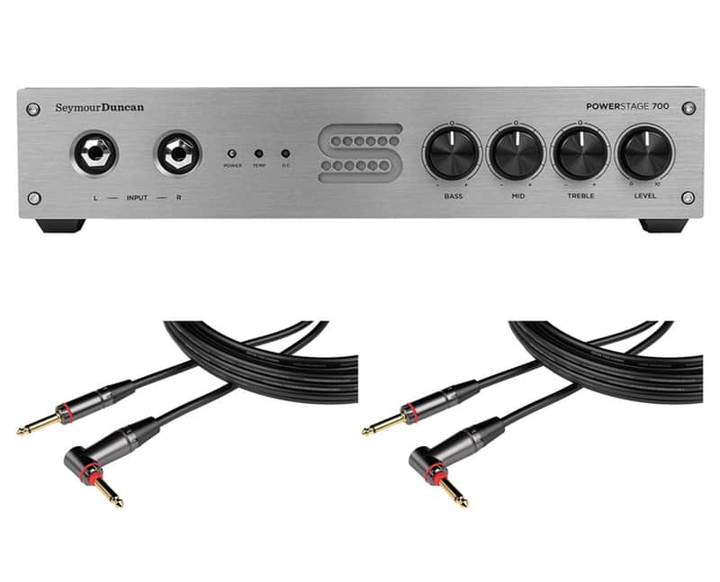 Seymour Duncan PowerStage 700 + 2x Gator 20' RA Instrument Cable image 1