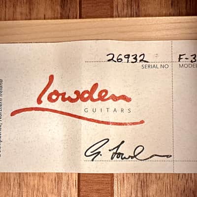 Lowden F-34 Sitka Spruce & Koa image 17