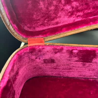 Gibson vintage 50's Lufton case for ES-150, J-200. ES-300,ES-175 case 1950s - brown image 14