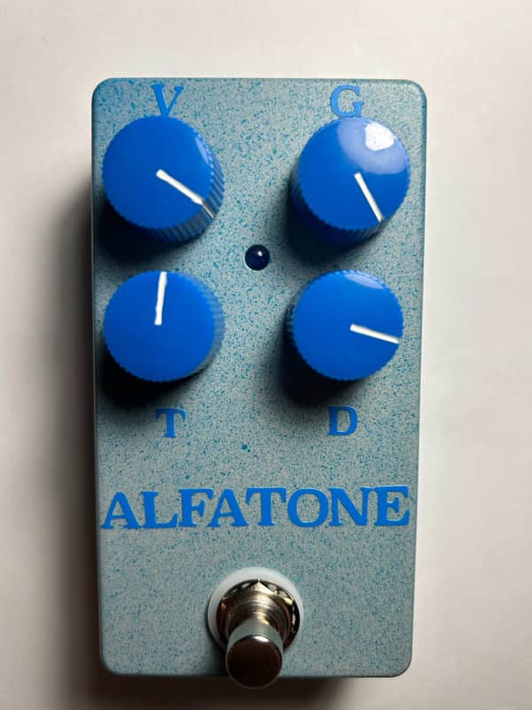 AlfaTone Silver Special #1 2023 - Light Blue Fade (British Pedal Company Dumble Silverface Overdrive Special style pedal) image 1