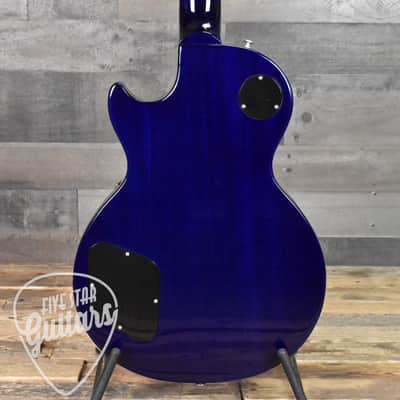 Gibson Les Paul Standard 60s Figured Top - Blueberry Burst with Hard Shell Case image 5