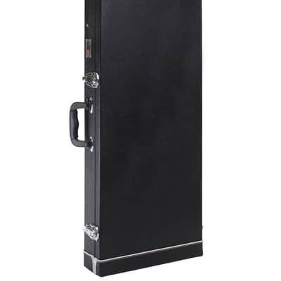 Gearlux Rectangular Bass Guitar Hard Case - Black image 1