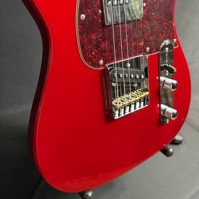G&L Tribute ASAT Classic Bluesboy Electric Guitar Candy Apple Red Finish image 6