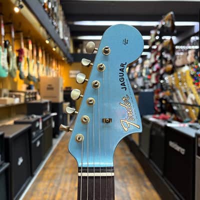 Fender Custom Shop 1964 Jaguar Journeyman Relic Electric Guitar Faded Aged Lake Placid Blue w/Hard Case image 9