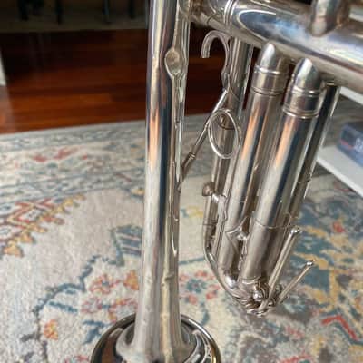 Vintage 1950s French Couesnon Monopole Conservatoire trumpet image 7