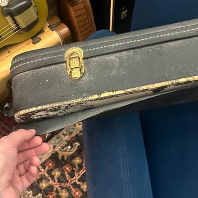 Vintage Gibson Es335 Es345 Es355 Case 1960’s - Black w Yellow Interior image 6
