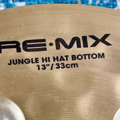INCREDIBLY CLEAN 13” REMIX JUNGLE Hihats 850g 1066g image 8