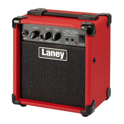 Laney LX15B-RED Bass Guitar Practice Amplifier, Red image 3