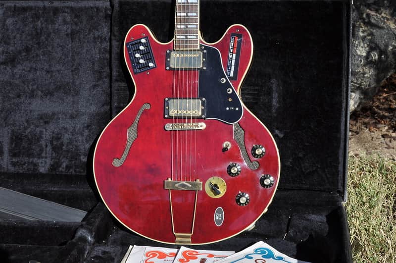 MCI Guitorgan B-35 1978 Cherry - Guitar Organ (Vox, Aria, Farfisa) image 1