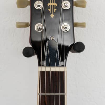 Vintage V100TWR Reissued Series Single Cut 2010s Trans Wine Red image 4