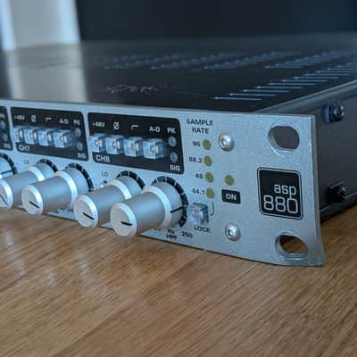 Audient ASP880 8-Channel Microphone Preamplifier and A/D Converter 2010s - Silver image 5