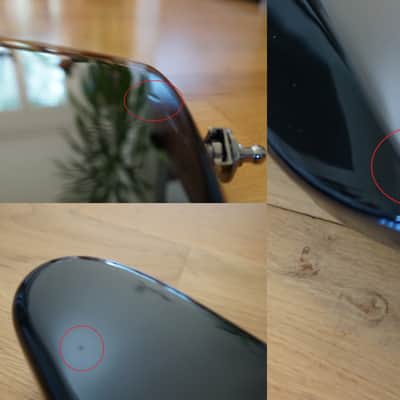 Left-Handed Super-Sonic Style - High Gloss Polyurethane Black image 21