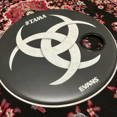 EVANS Anika Nilles / RUSH "Triskelion" 22" Bass Drum Head /w Holz 4” Mic Port  2026 image 2