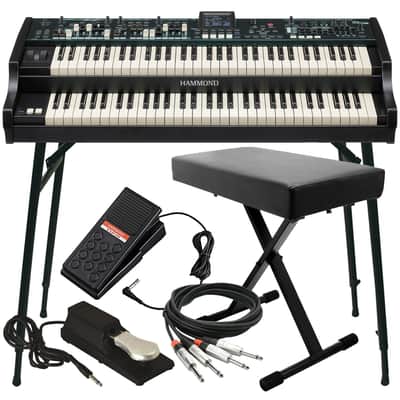 Hammond Skx Pro Dual Manual Stage Keyboard KEY ESSENTIALS BUNDLE image 1