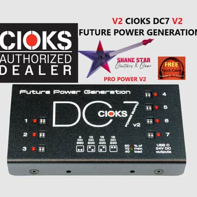 CIOKS DC7 V2⚡Power All Your Pedals+High-Current FX & Devices Like Line6 HX Series & Neural DSP Quad Cortex+New 5-Volt USB-C Port image 5