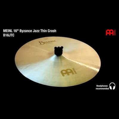 Meinl Byzance Jazz Thin Crash Cymbal 16 image 2
