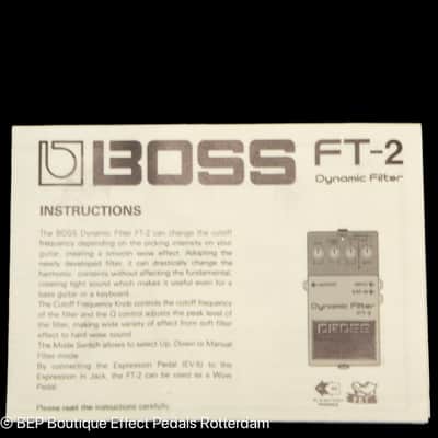 Boss FT-2 Dynamic Filter 1988 s/n 891542 Japan as used by David Lynch, Kevin Shields and Flea image 11