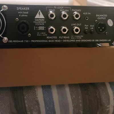EBS Reidmar 750 Bass Amp Head – Black, 750W image 4