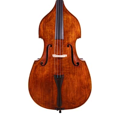 Gamba Double Bass 3/4 Antique Style - Hand-Made in Romania #15 image 2