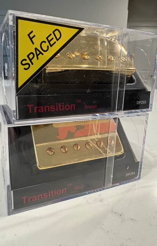 DiMarzio DP255FBK Transition Bridge F-Spaced Humbucker
