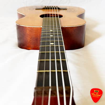 1930s Supertone No. 13411 “Palm Beach” Hawaiian Stencil Guitar – “Palmer” image 12