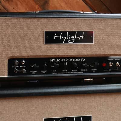 Hylight Electronics VR504 Custom 50 Head & VE212F Speaker Cabinet (Made in UK) image 8