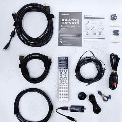 Yamaha RX-V775WA 7.2 Channel 4K Network Receiver with Wi-Fi, AirPlay, Wireless Adapter, Remote+Xtras image 2