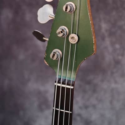 Byzantine J Bass 2026 - Nitro lacquer Sherwood green relic image 7