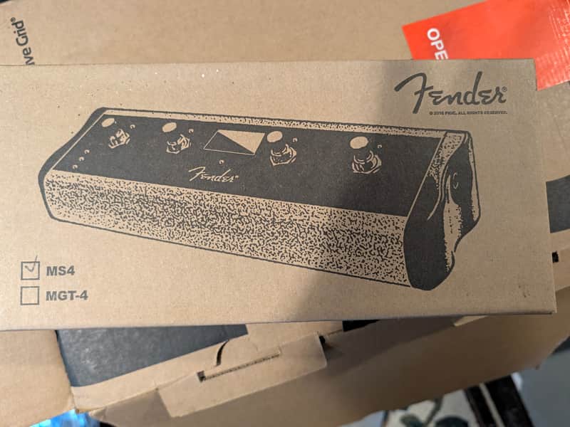 Fender 008-0996-000 MS4 Mustang 4-Button Footswitch with 1/4" Jack