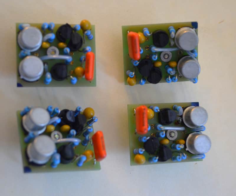 FOUR (4) Neve 438 Discrete Amplifier Boards 70s image 1