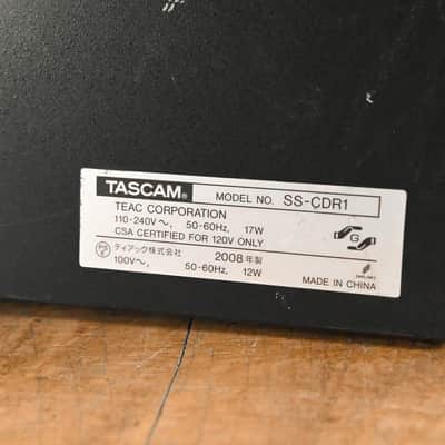 TASCAM SS-CDR1 Rackmount Compact Flash/CD Recorder CG01P7H image 10