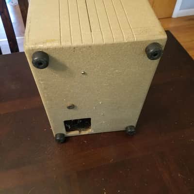 Kodak Mono 8 Watt Tube Amp Project and Cab, Speaker AlNiCo 6x9 1963 Tan image 8