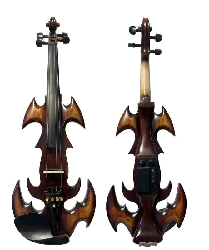 SONG Electric Violin 4/4 size 2025- Brown Oil New Violin,Hand Made,Good sound, Free case bow cable image 1