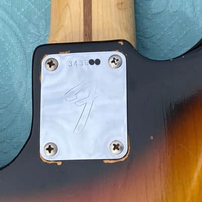 Fender Precision Bass Fretless 1972 - Sunburst - Rosewood Fingerboard image 16