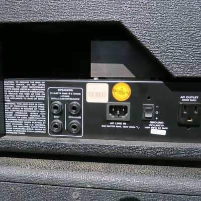 Ampeg VH140C + V-412 Cabinet Stack - Just Serviced - w/ Footswitch, Manual, 2 new Scumback BM75 Speakers image 6